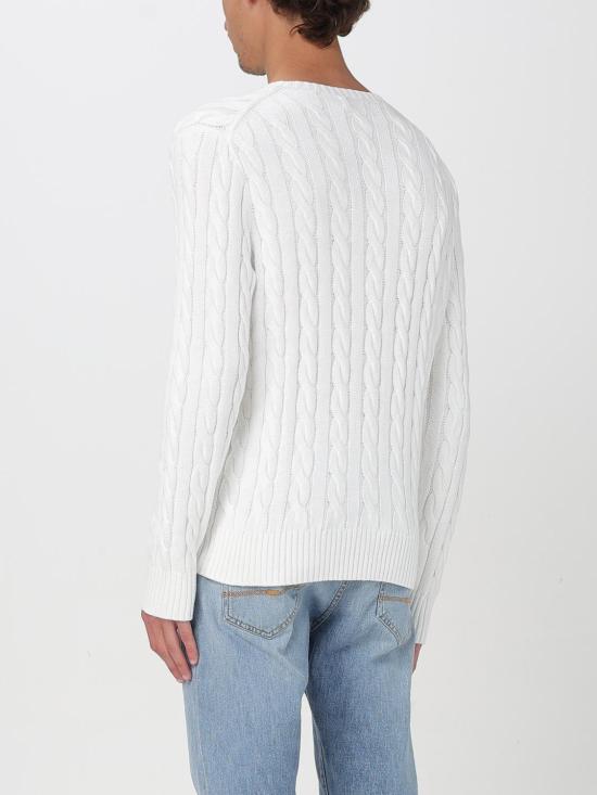 25FW 폴로 랄프로렌 스웨터 710775885 033 White - POLO RALPH LAUREN