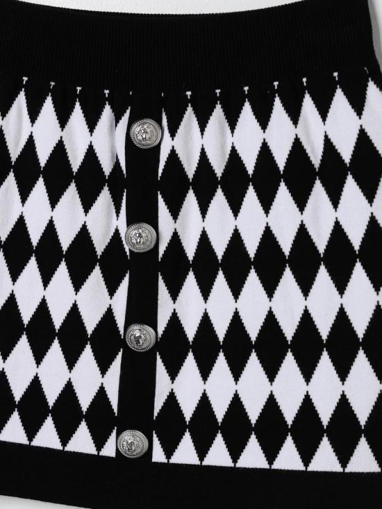 25SS [키즈] 발망 스커트 BW7A01Z2358 930BC Black - BALMAIN