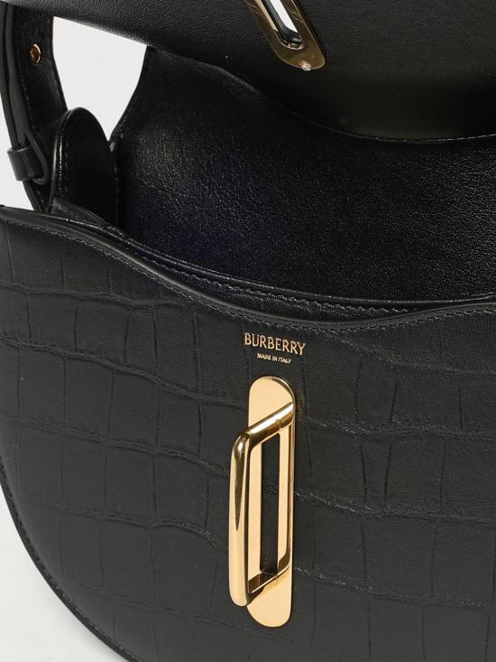 25FW 버버리 스몰 락킹 호스 백 8102214 Black - BURBERRY