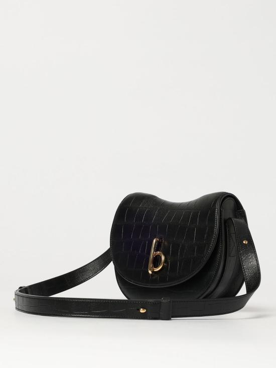 25FW 버버리 스몰 락킹 호스 백 8102214 Black - BURBERRY