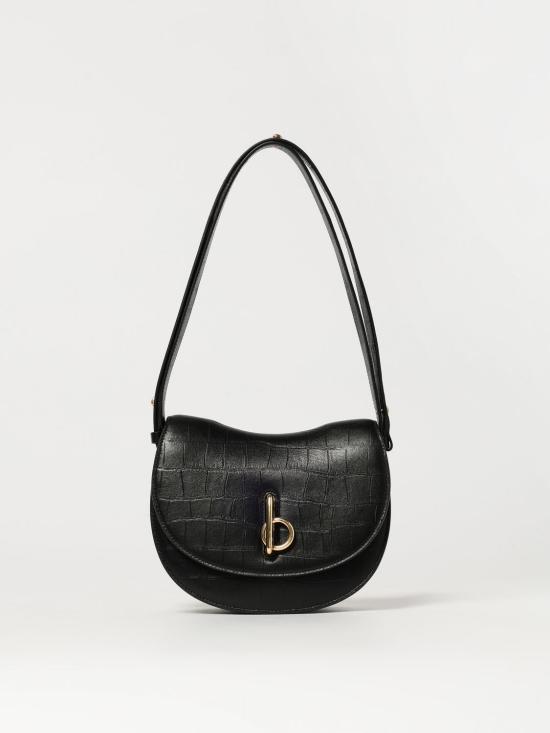 25FW 버버리 스몰 락킹 호스 백 8102214 Black