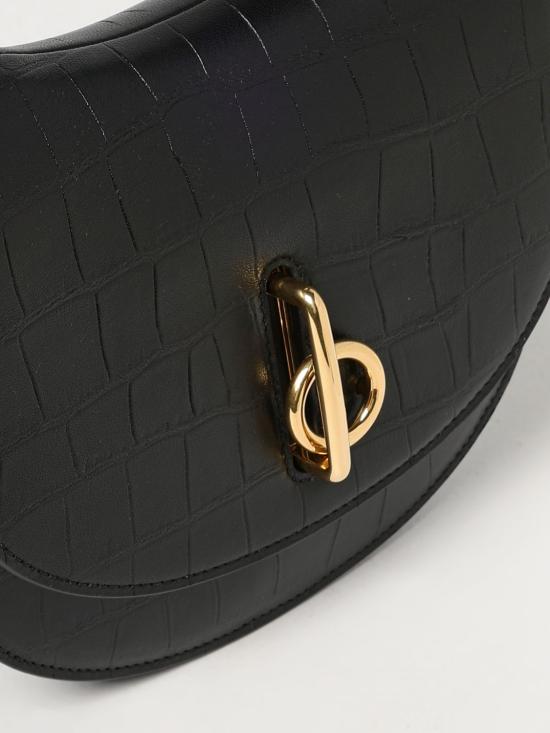 25FW 버버리 스몰 락킹 호스 백 8102214 Black - BURBERRY