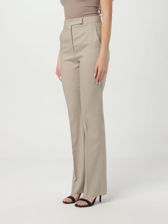 25FW 막스마라 스트레이트 팬츠 2511131063600 006 Beige - MAX MARA