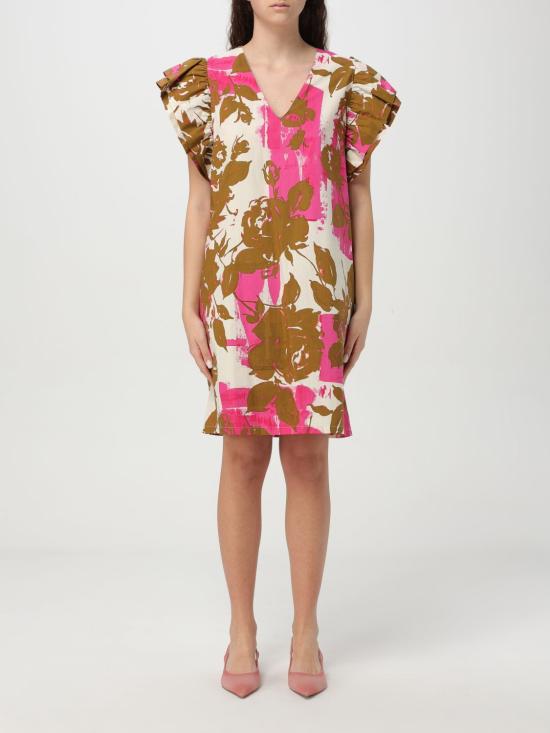 25FW 리우조 미디 원피스 WA5358T4853 Z9808 Fuchsia