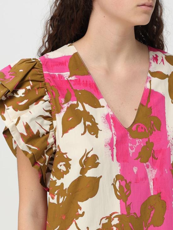 25FW 리우조 미디 원피스 WA5358T4853 Z9808 Fuchsia - LIU JO