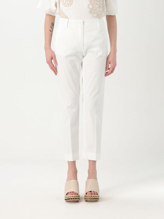 25FW 위켄드막스마라 크롭 팬츠 2515131042600 027 White