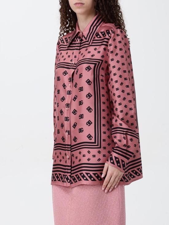 25FW 돌체앤가바나 블라우스 F5S48TGDCVJ F0473 Pink - DOLCE & GABBANA