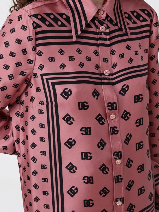 25FW 돌체앤가바나 블라우스 F5S48TGDCVJ F0473 Pink - DOLCE & GABBANA