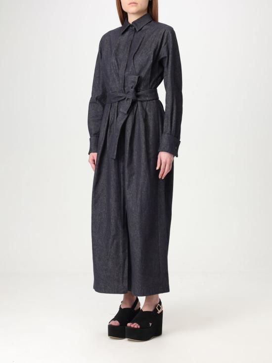 25FW 막스마라 롱 원피스 2511221413600 001 Blue - MAX MARA