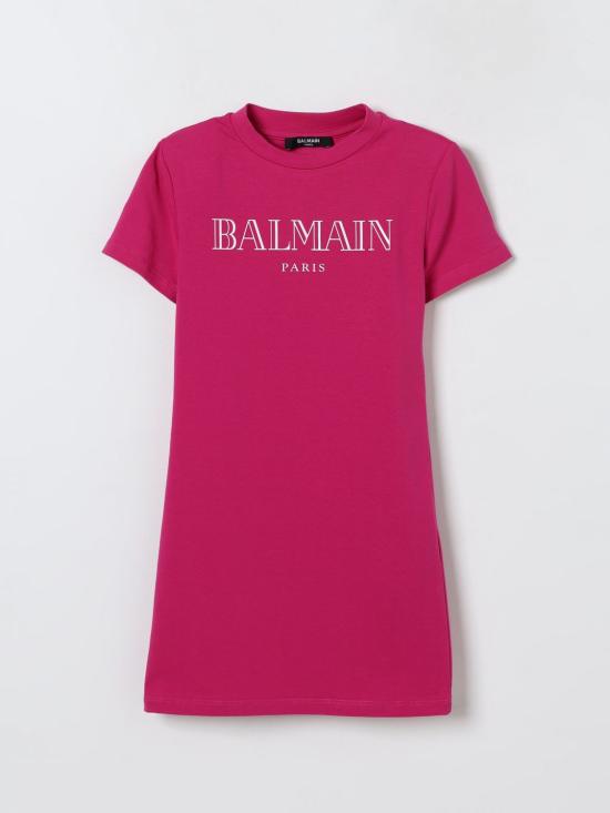 25FW [키즈] 발망 원피스 BW1C01Z2389 50LBC Fuchsia