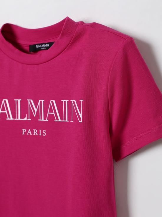 25FW [키즈] 발망 원피스 BW1C01Z2389 50LBC Fuchsia - BALMAIN