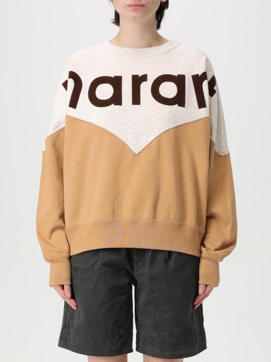 25SS 이자벨마랑에뚜왈 긴팔 티셔츠 SW0006FAA1M08E ECCA Ecru