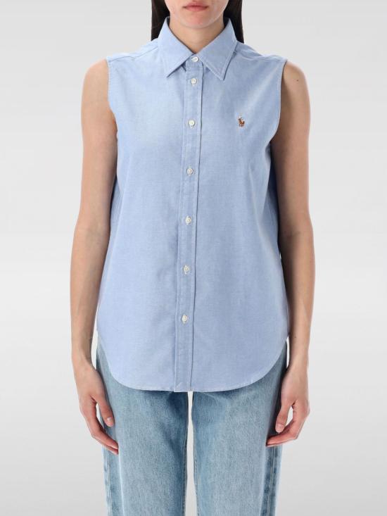 25SS 폴로 랄프로렌 셔츠 211968896 002 Gnawed Blue