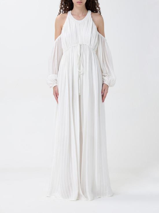 25SS 핑코 롱 원피스 104848A2GY Z05 White