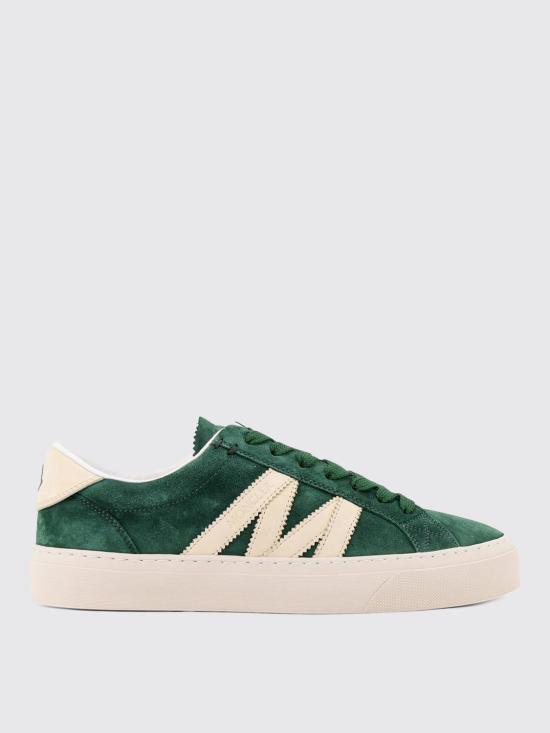 25FW 몽클레어 모나코2 스웨이드 누벅 스니커즈 4M00180M6070 85E Green