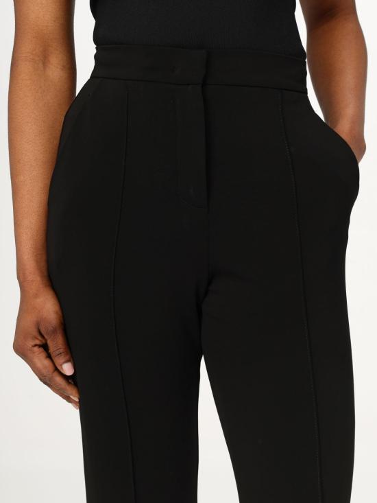 25SS 막스마라 스트레이트 팬츠 2511781039600 003 Black - MAX MARA