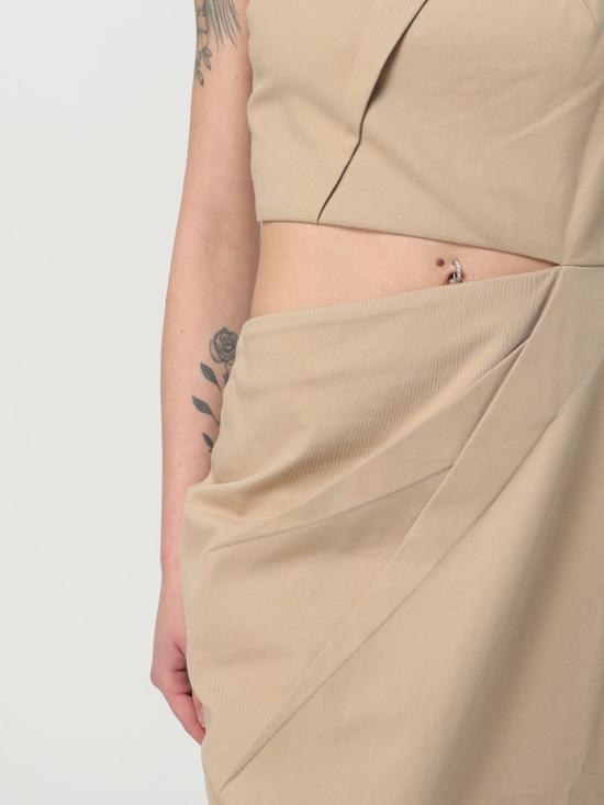 25SS 막스마라 롱 원피스 2511221233600 011 Leather - MAX MARA