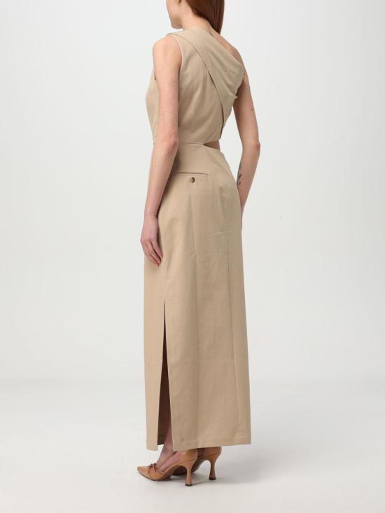 25SS 막스마라 롱 원피스 2511221233600 011 Leather - MAX MARA