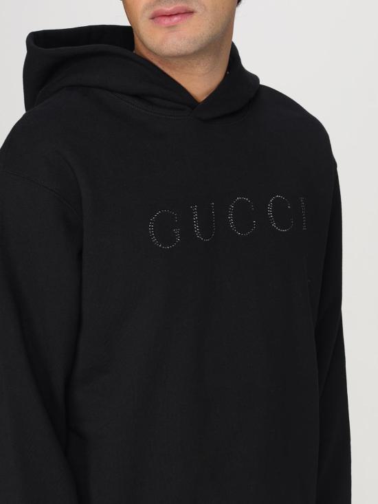 25SS 구찌 후드 티셔츠 795557XJGVF 1043 Black - GUCCI