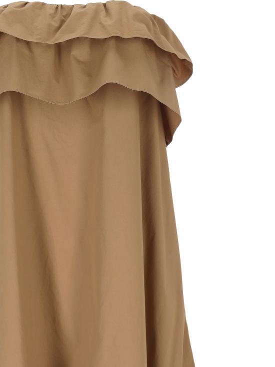 25SS 생로랑 미디 원피스 818380 YZ9AN2560 CANNELLE - SAINT LAURENT