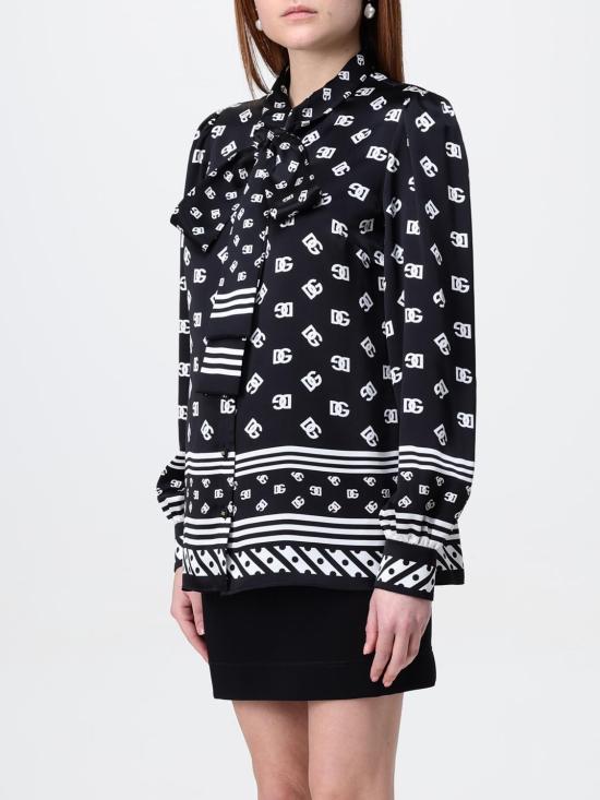 25FW 돌체앤가바나 블라우스 F5T41THI1X1 HN4ZW White - DOLCE & GABBANA