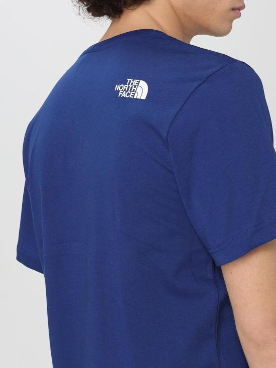 25FW 노스페이스 반팔 티셔츠 NF0A87NT D1R1 Blue - NORTH FACE