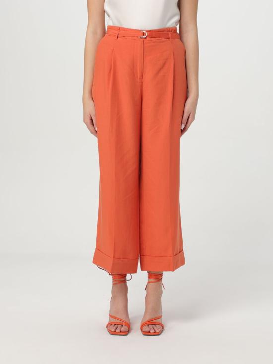 25FW 리우조 크롭 팬츠 WA5132T4818 71446 Brick Red