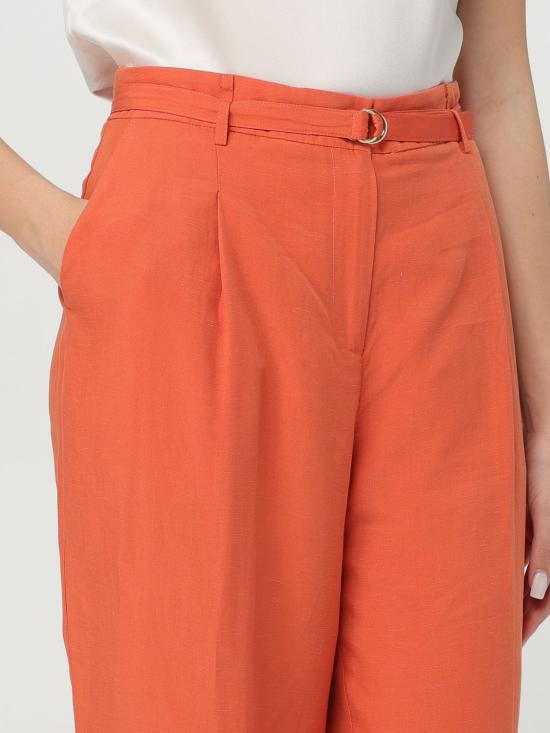 25FW 리우조 크롭 팬츠 WA5132T4818 71446 Brick Red - LIU JO