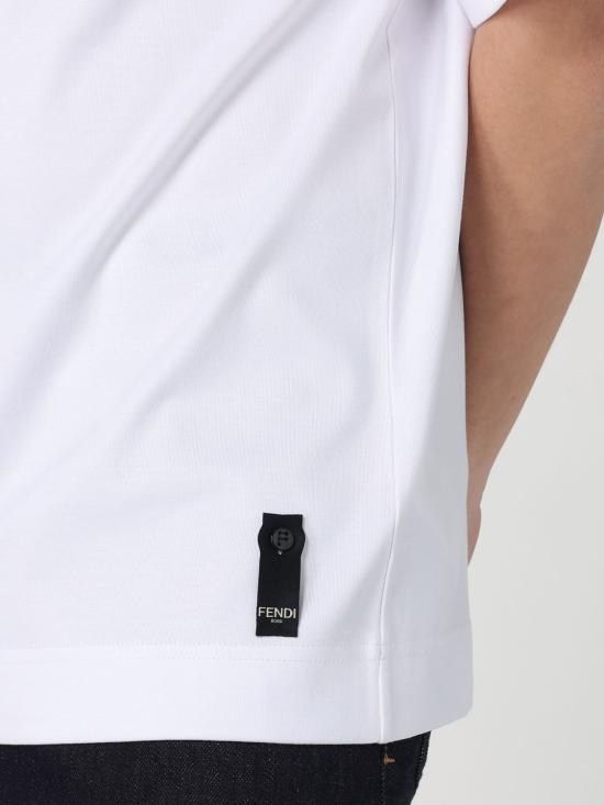 25FW 펜디 코튼 티셔츠 FY0936ARYY F0QA0 White - FENDI