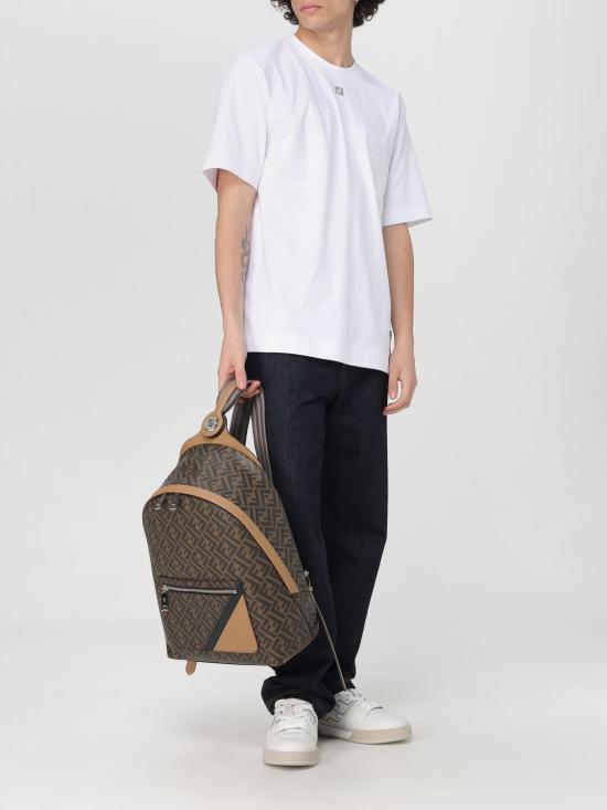 25FW 펜디 코튼 티셔츠 FY0936ARYY F0QA0 White - FENDI