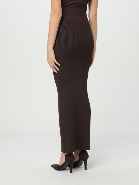 25FW 막스마라 롱 스커트 2511301053600 010 Brown - MAX MARA