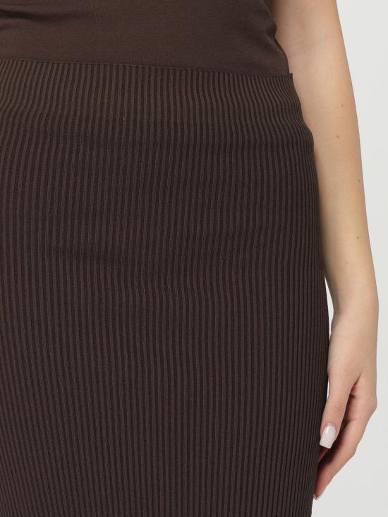 25FW 막스마라 롱 스커트 2511301053600 010 Brown - MAX MARA