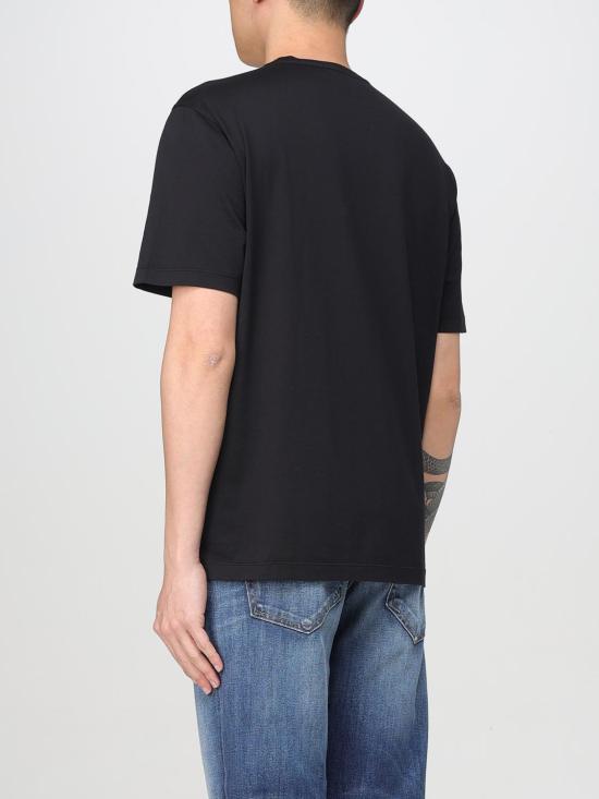 25FW 로베르토 콜리나 반팔 티셔츠 RB51021 09 Black - ROBERTO COLLINA