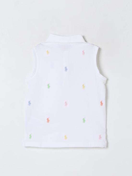 25FW [키즈] 폴로 랄프로렌 폴로 셔츠 312965143 001 White - POLO RALPH LAUREN