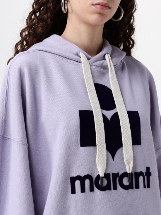 25SS 이자벨마랑에뚜왈 후드 티셔츠 SW0001FAA1M07E LCDN Violet - ISABEL MARANT ETOILE