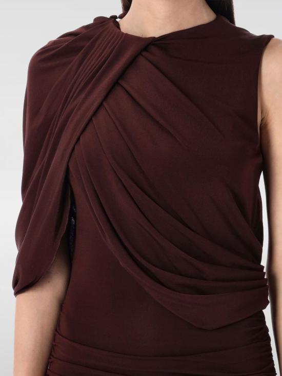 25FW 마그다뷰트림 미디 원피스 298525 BORDEAUX Burgundy - MAGDA BUTRYM