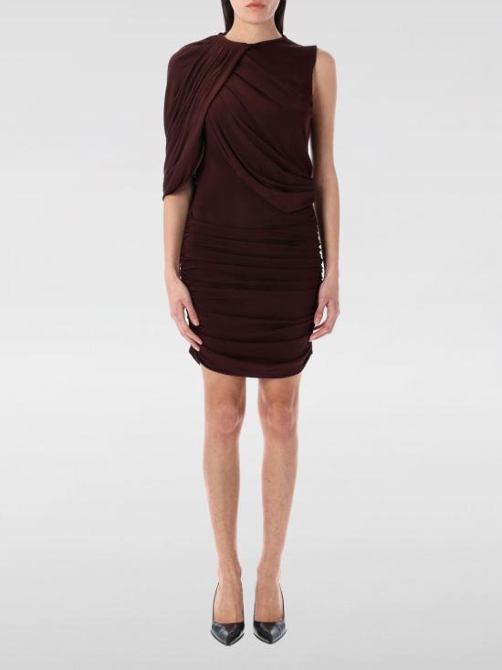 25FW 마그다뷰트림 미디 원피스 298525 BORDEAUX Burgundy