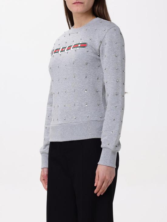 25SS 구찌 긴팔 티셔츠 785636XJGSS 1192 Grey - GUCCI