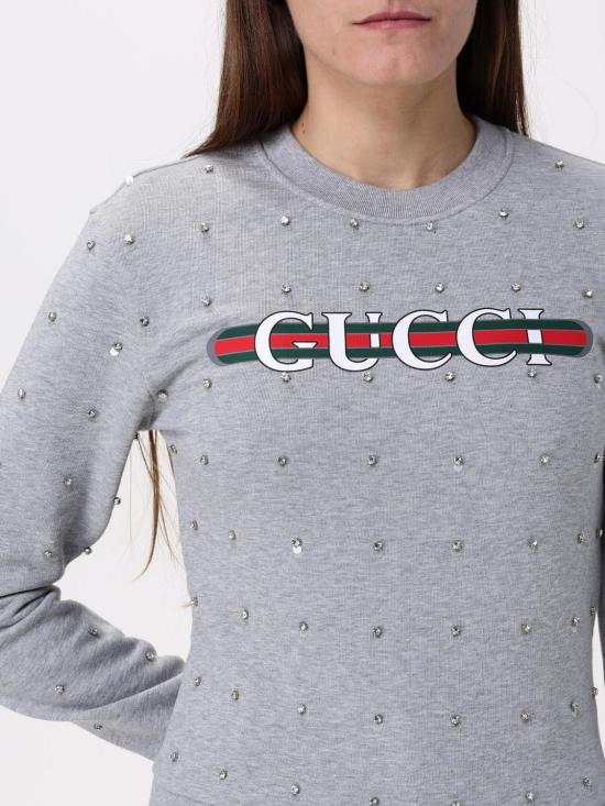 25SS 구찌 긴팔 티셔츠 785636XJGSS 1192 Grey - GUCCI