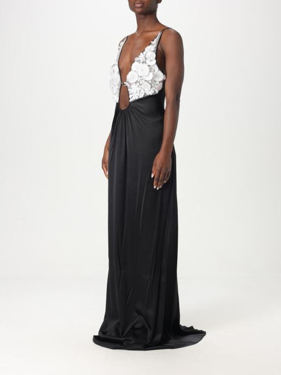 25FW 엘리자베타프랜치 롱 원피스 ABR57 309 Ivory - ELISABETTA FRANCHI