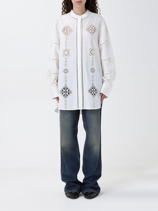 25FW 이자벨마랑 긴팔 티셔츠 CH0203FAC1J11I 20WH White