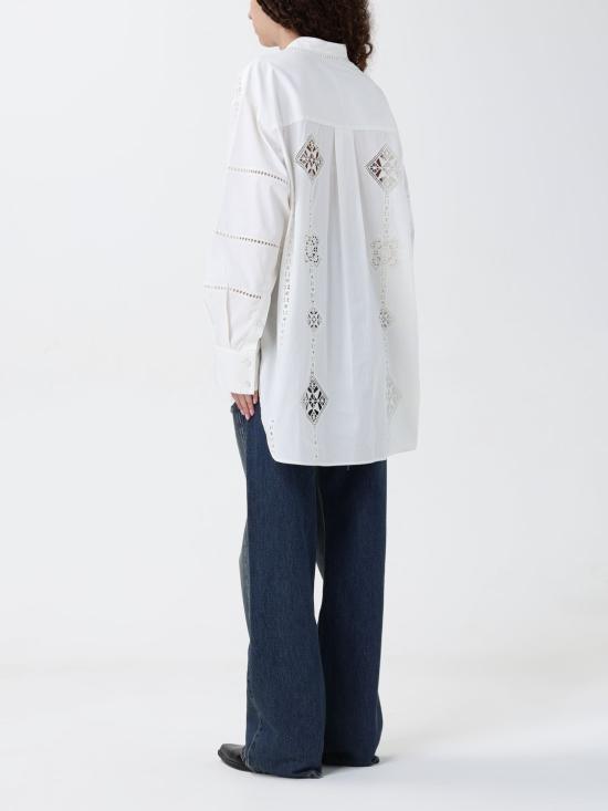 25FW 이자벨마랑 긴팔 티셔츠 CH0203FAC1J11I 20WH White - ISABEL MARANT