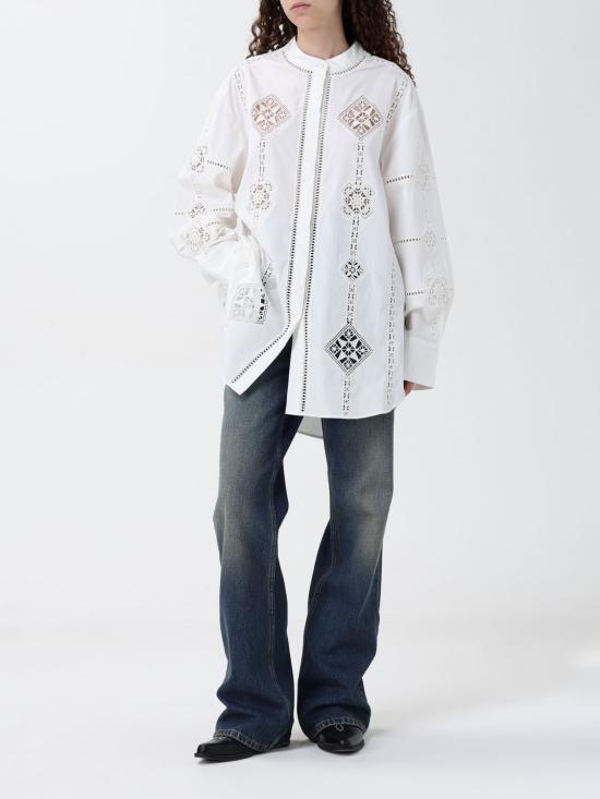 25FW 이자벨마랑 긴팔 티셔츠 CH0203FAC1J11I 20WH White - ISABEL MARANT