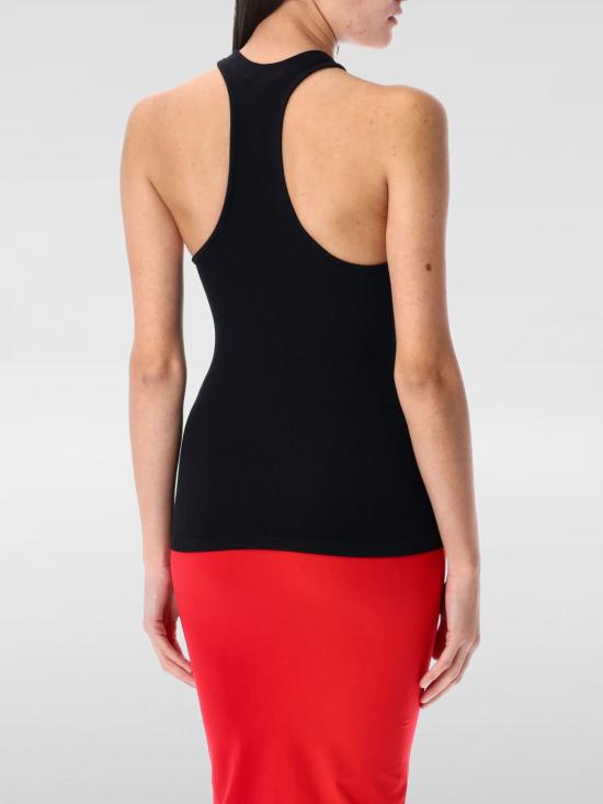 25SS 안드레아 아다모 민소매 티셔츠 PS25441200 004 Black - ANDREA ADAMO