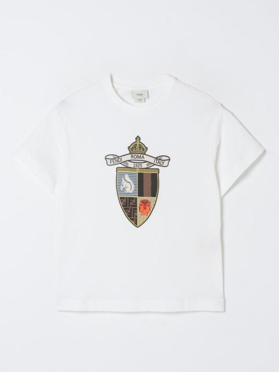 25SS [키즈] 펜디 티셔츠 JMI4817AJ F0TU9 White