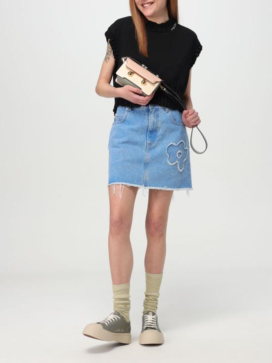 25FW 마르니 데님 스커트 GOJD0457Q2USCX34 PCB44 Blue - MARNI