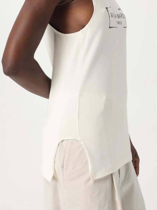 25FW 마르지엘라 민소매 티셔츠 S51NL0048S24522 103 Beige - MAISON MARGIELA