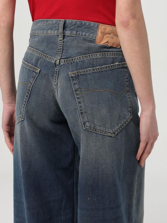 25SS 발렌시아가 데님 팬츠 824300TSW71 4011 Blue - BALENCIAGA