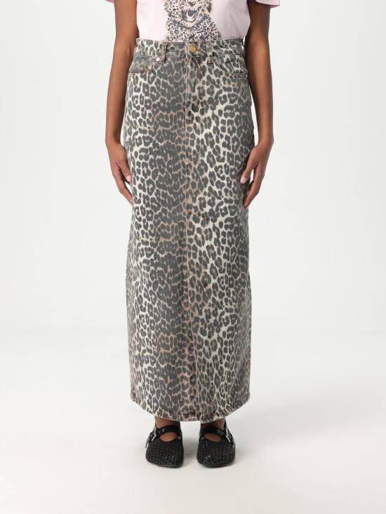 25SS 가니 롱 스커트 J1445 943 Brown