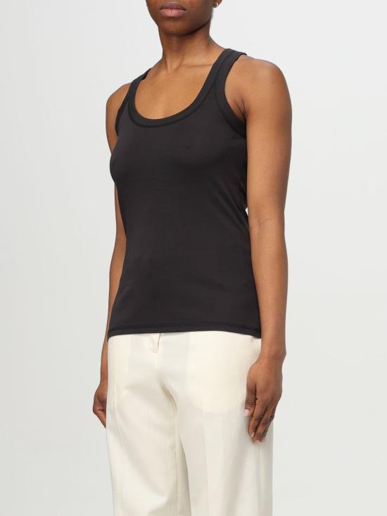 25SS 르메르 민소매 티셔츠 TO1199LJ1016 BK998 Black - LEMAIRE